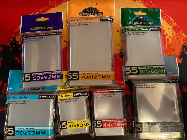 A Quick Look at Sleeve King's 'Premium Line' FFG Sleeve Replacements  Hall  of Heroes